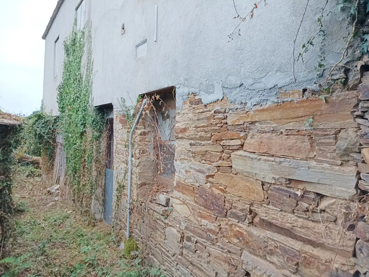 Vista exterior de Casa o chalet en venta en Navia de Suarna con Jardín privado, Terraza y Amueblado