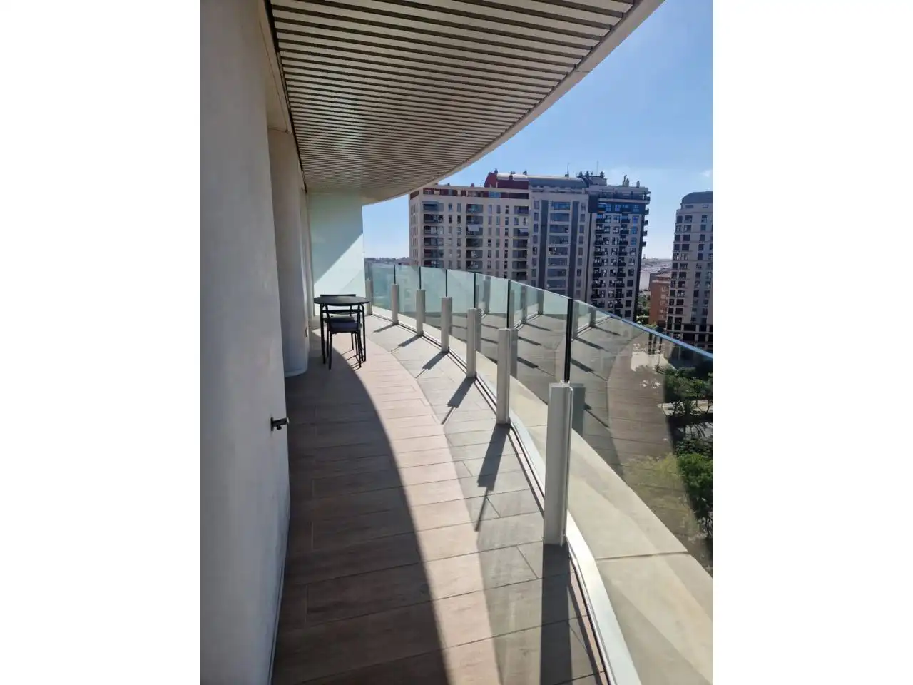 Terraza de Piso de alquiler en Valencia con Aire acondicionado, Parquet y Balcón