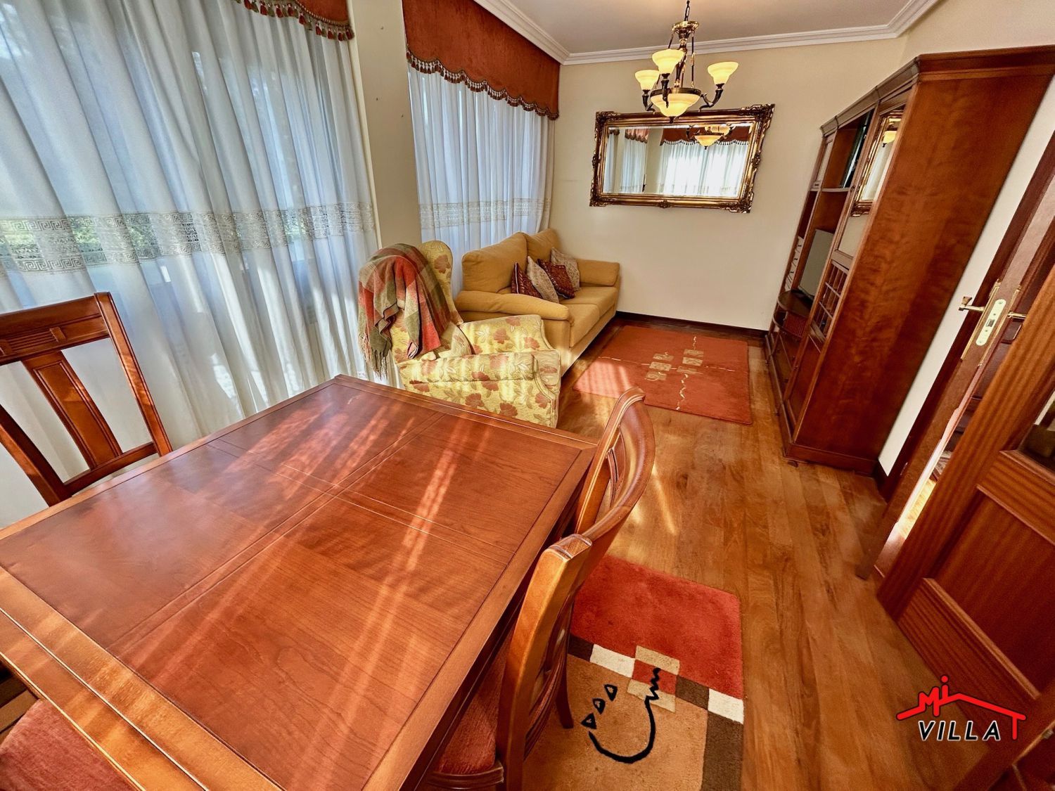 Dining room of Single-family semi-detached for sale in Solórzano  with Heating, Terrace and Furnished