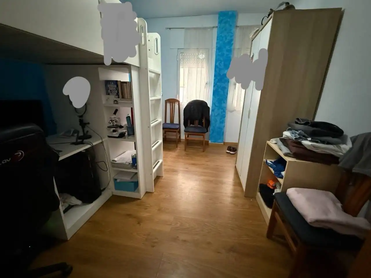 Bedroom of Flat for sale in Archena  with Air Conditioner and Balcony