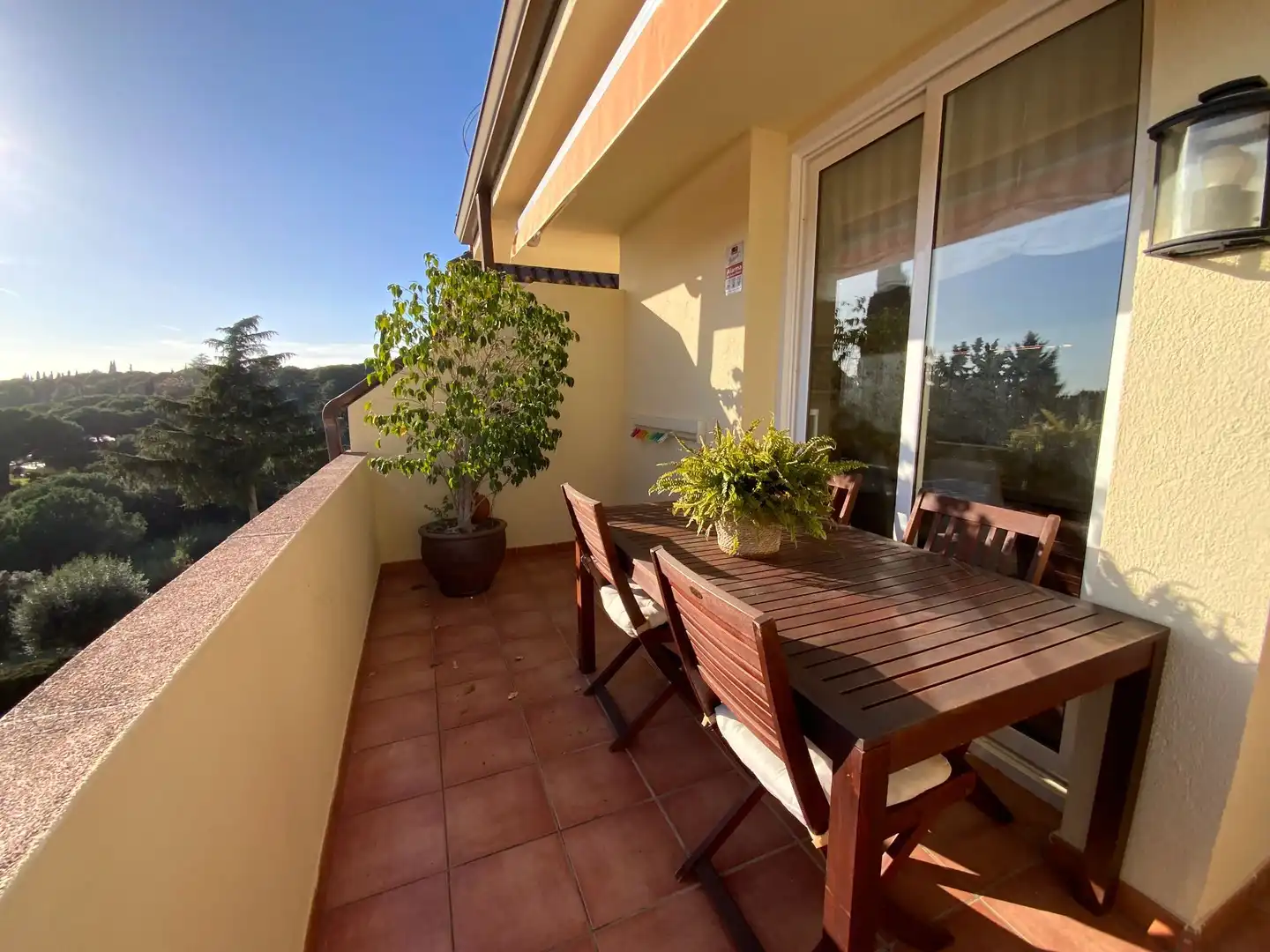 Terrace of Flat for sale in Sant Vicenç de Montalt  with Air Conditioner, Heating and Storage room