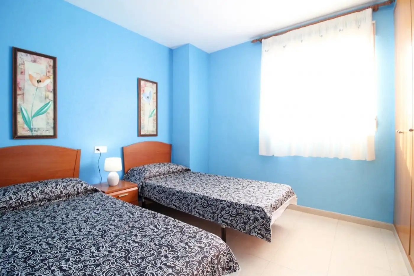 Dormitori de Apartament en venda en Oropesa del Mar / Orpesa amb Terrassa, Moblat i Piscina comunitària