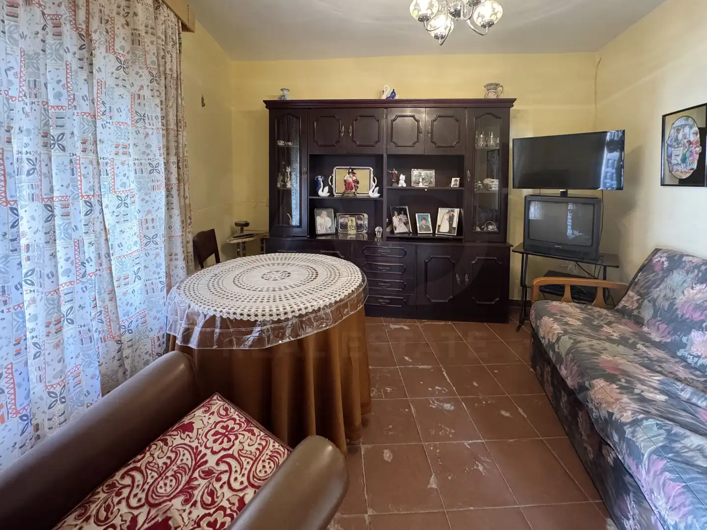 Sala de estar de Finca rústica en venta en La Nava de Ricomalillo, Toledo