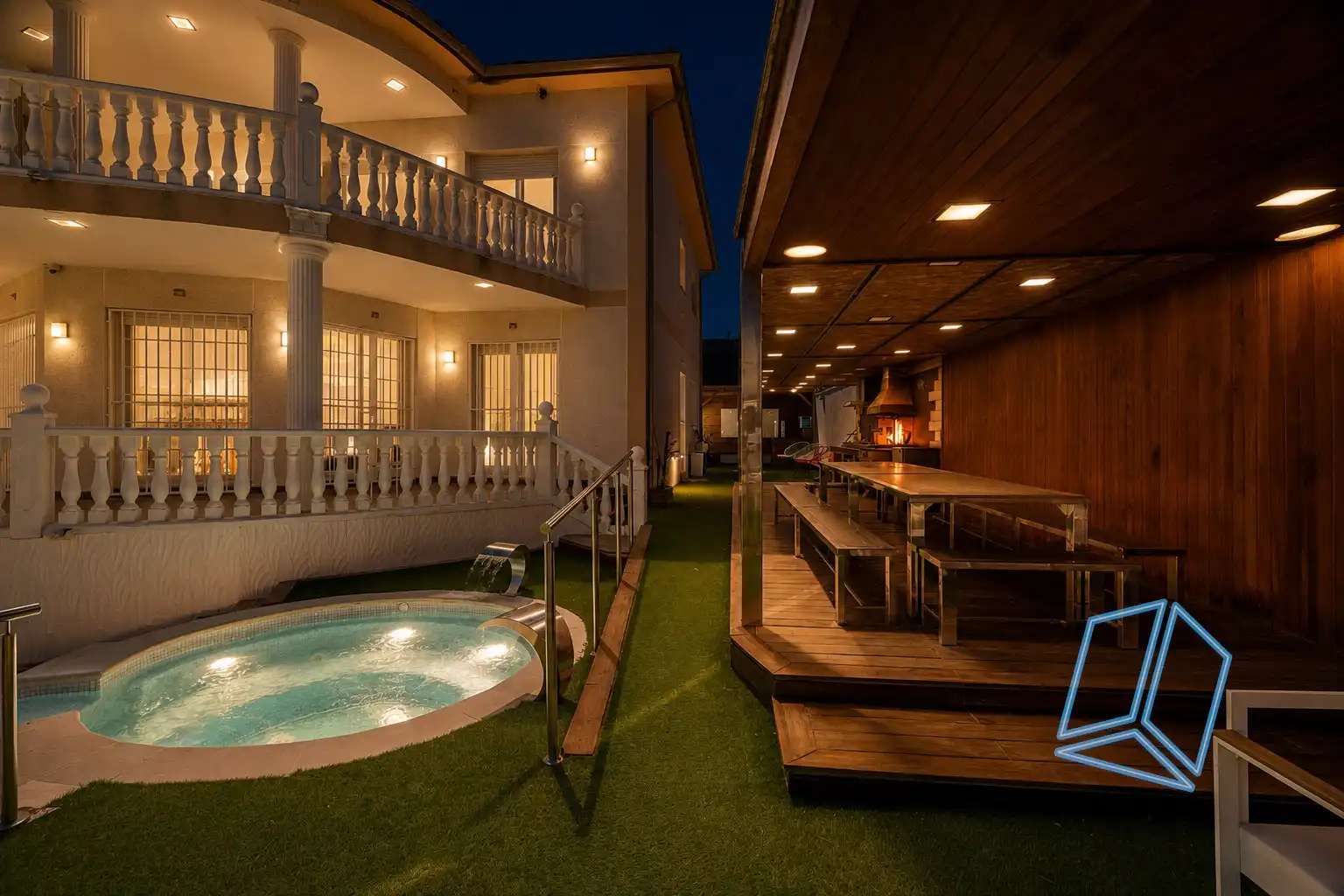 Terraza de Casa o chalet en venta en Canyelles con Piscina y Balcón
