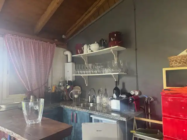 Cuina de Casa o xalet en venda en Castropol amb Calefacció, Jardí privat i Parquet