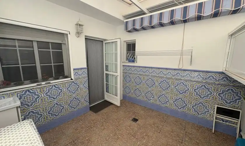 Terrassa de Casa adosada en venda en Níjar amb Aire condicionat i Moblat