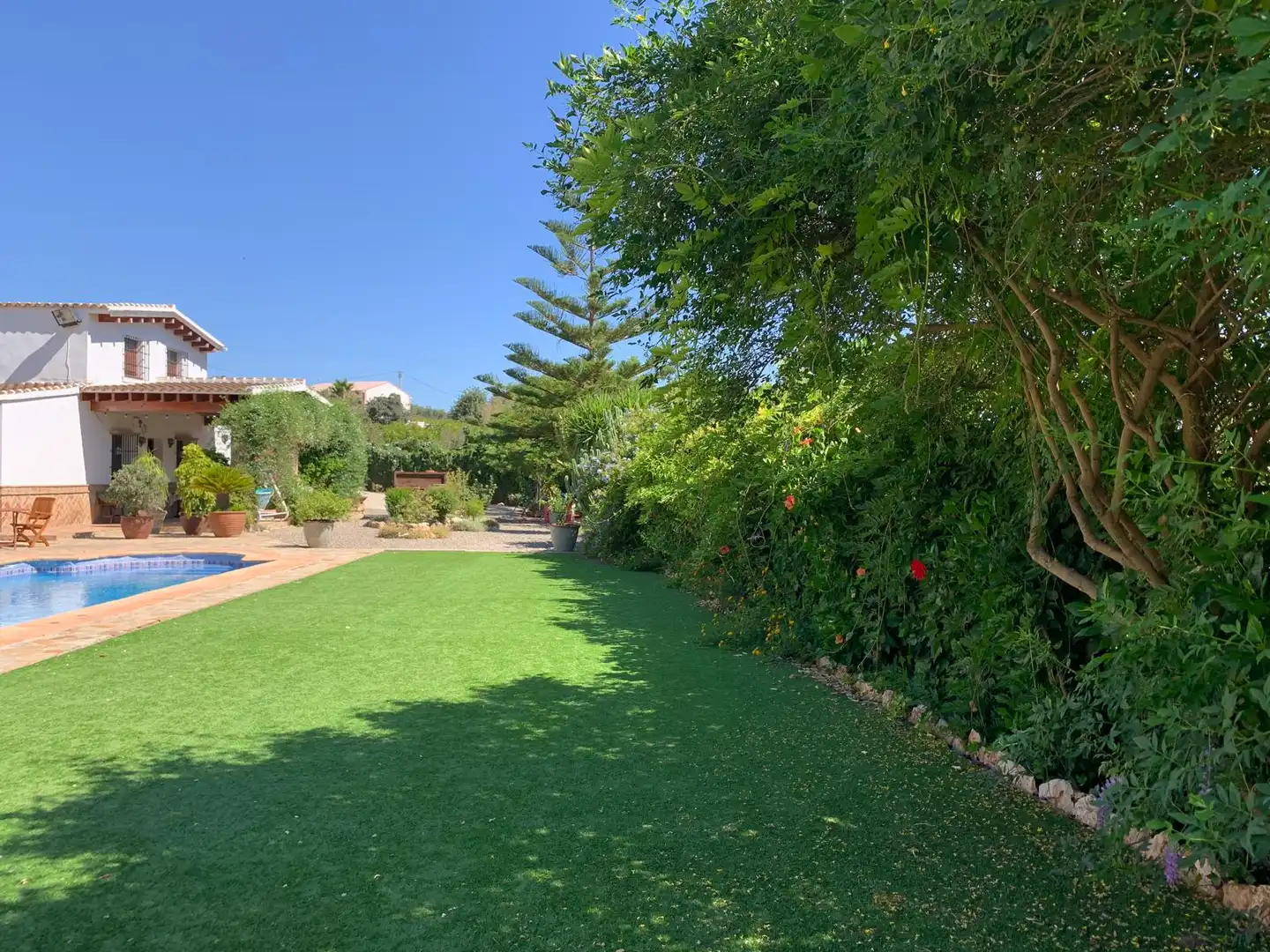 Garden of Houses for sale in Álora  with Air Conditioner and Furnished