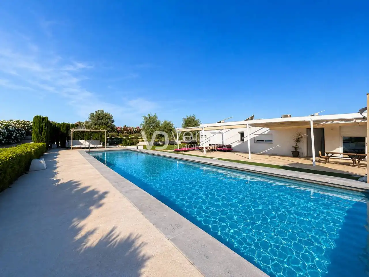 Piscina de Casa o chalet de alquiler en Enguera con Aire acondicionado, Calefacción y Jardín privado