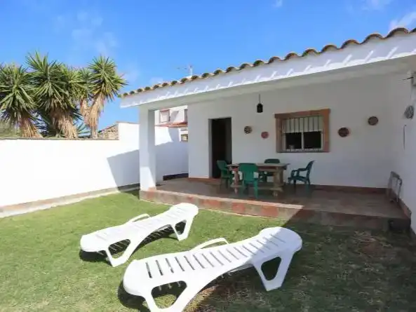 Garden of Houses for rent in Conil de la Frontera  with Air Conditioner, Private garden and Swimming Pool