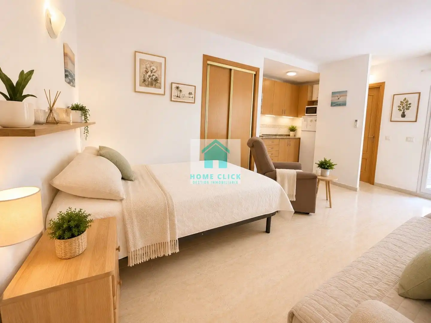 Schlafzimmer von Wohnung zum Verkauf in Mont-roig del Camp mit Klimaanlage, Heizung und Terrasse
