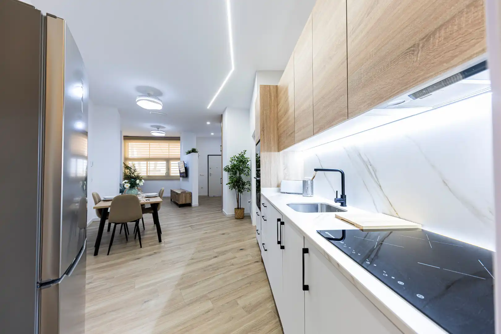 Küche von Haus oder Chalet zur Miete in Águilas mit Klimaanlage, Heizung und Möbliert