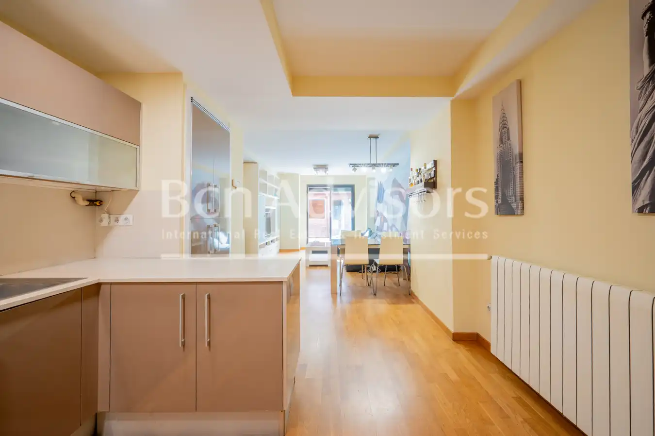 Kitchen of Flat for sale in Barcelona  with Air Conditioner, Heating and Parquet flooring