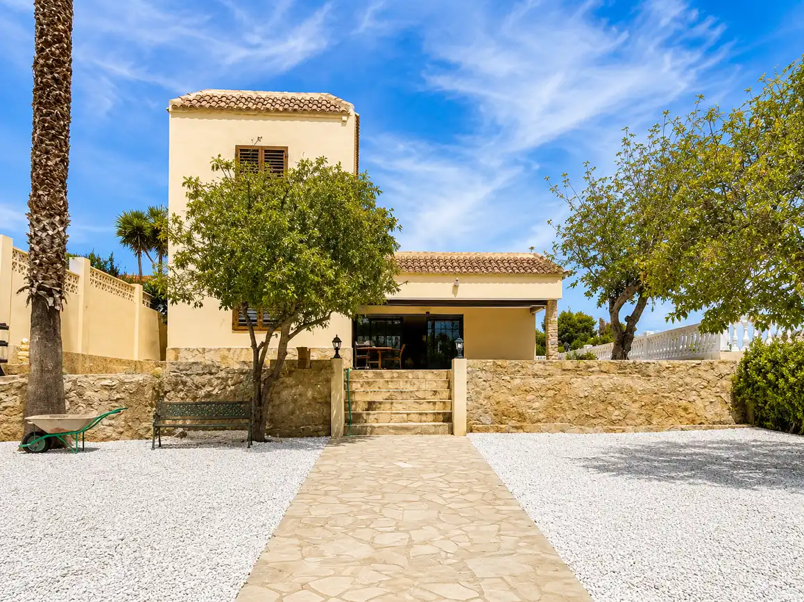 Exterior view of Houses for rent in La Nucia  with Air Conditioner, Terrace and Swimming Pool