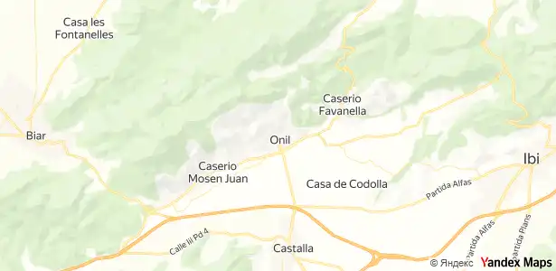 Vista exterior de Pis en venda en Onil