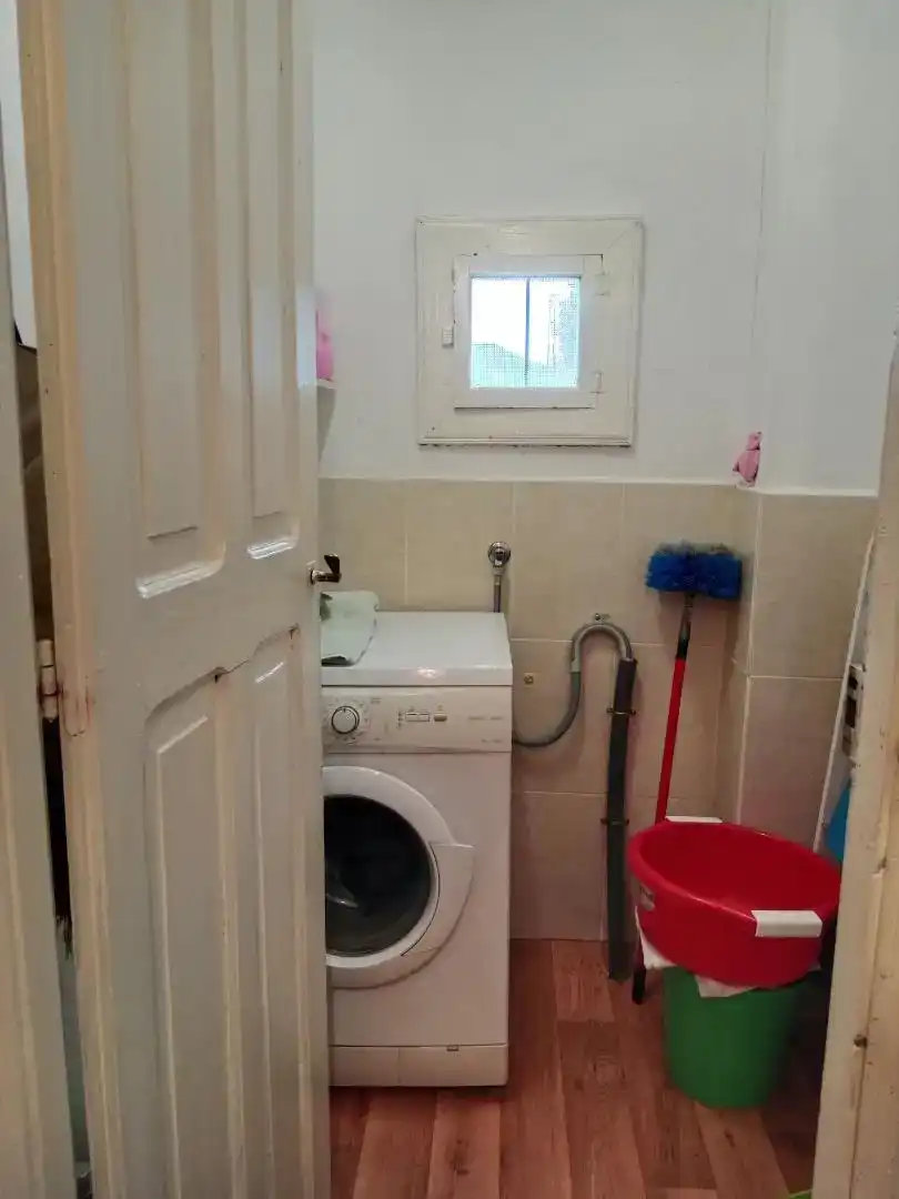 Kitchen of Flat for sale in A Peroxa   with Parquet flooring, Furnished and Oven