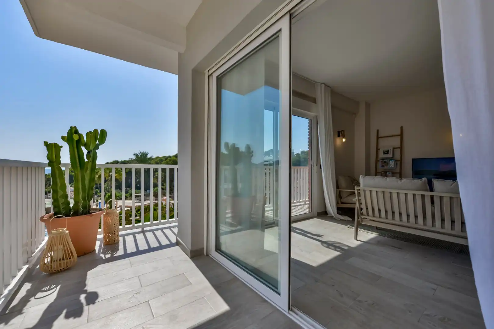 Terrasse von Wohnungen zum Verkauf in Moraira