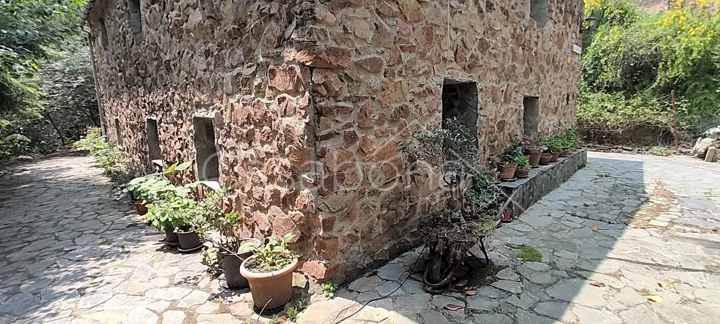 Vista exterior de Finca rústica en venta en Arbúcies con Jardín privado, Terraza y Amueblado