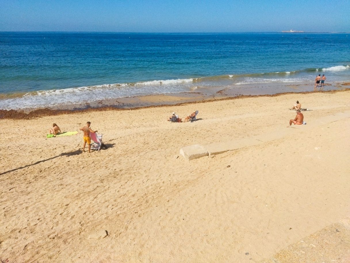Exterior view of Flat to rent in  Cádiz Capital  with Air Conditioner, Parquet flooring and Furnished