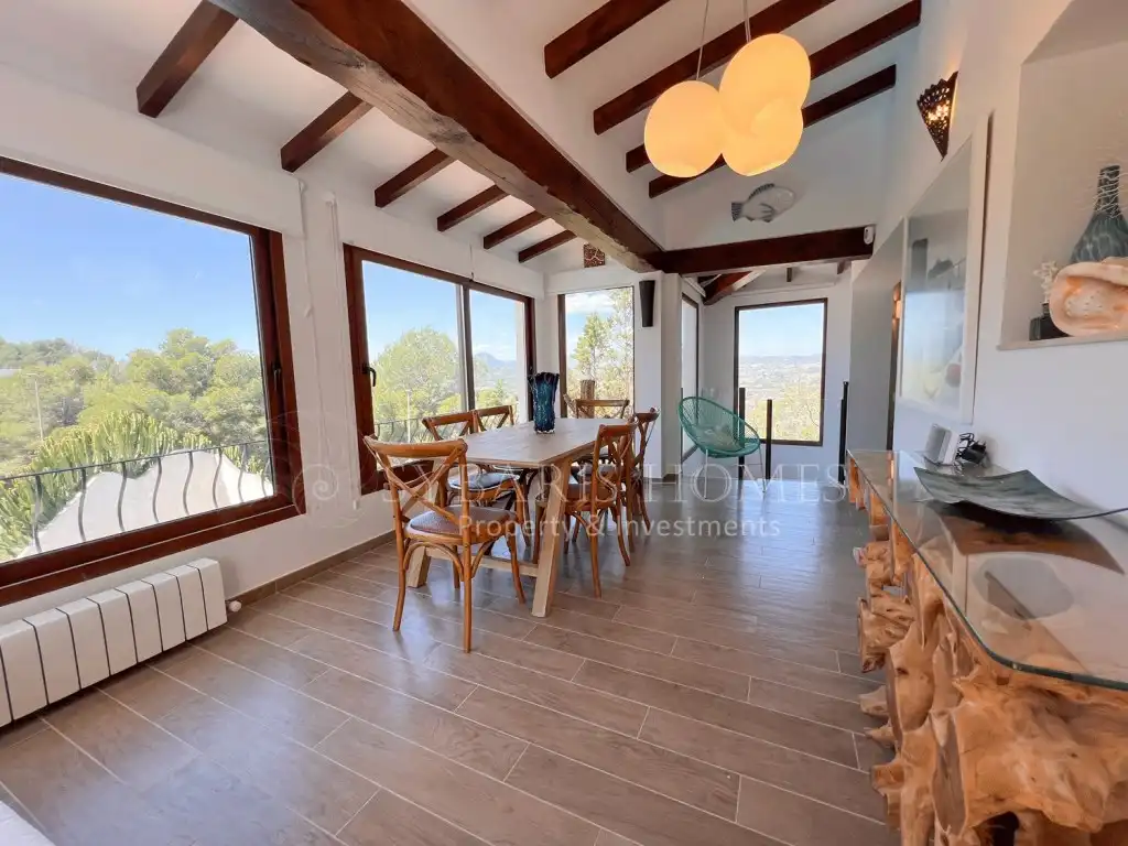 Comedor de Casa o chalet en venta en Benitachell / El Poble Nou de Benitatxell con Aire acondicionado y Piscina