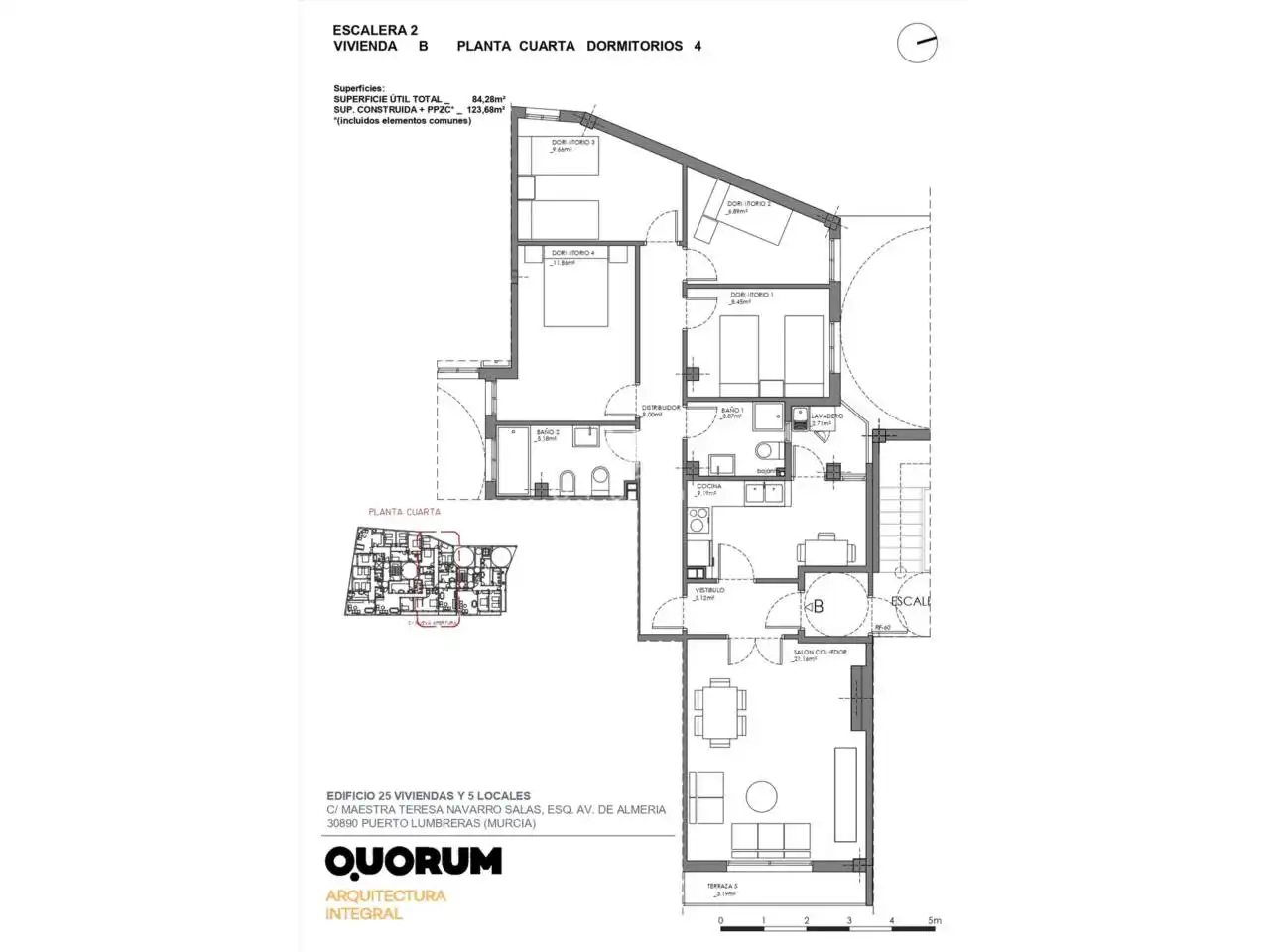 Piso en venta en Puerto Lumbreras con Aire acondicionado y Balcón