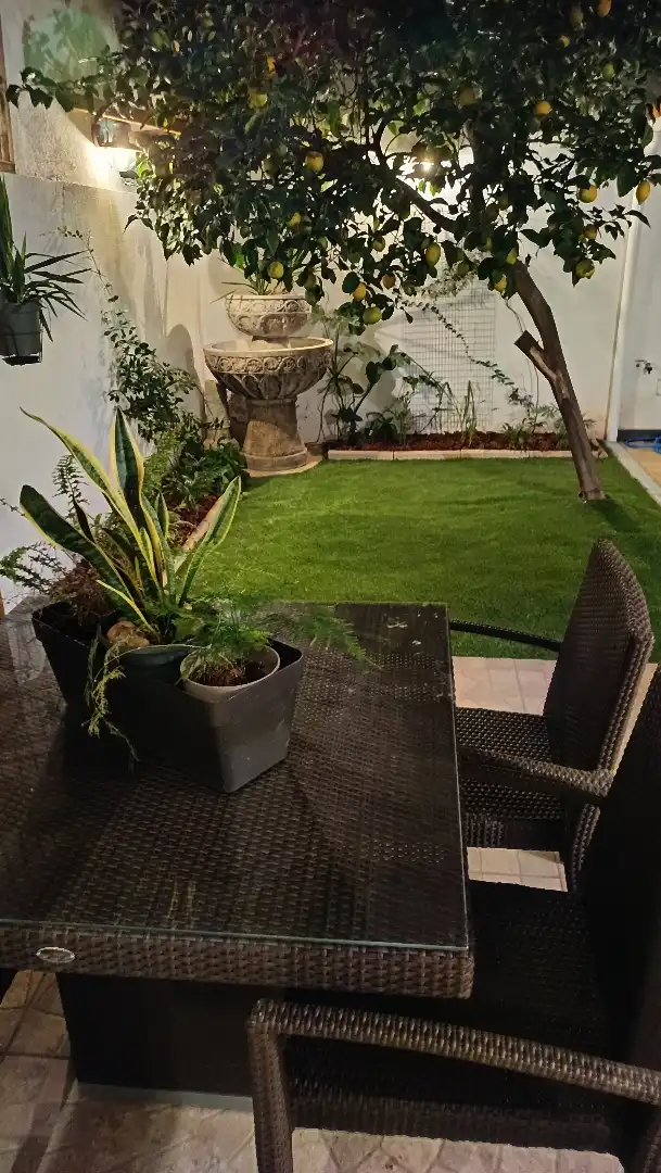 Terrasse von Erdgeschoss zum Verkauf in Mataró mit Klimaanlage, Heizung und Privatgarten