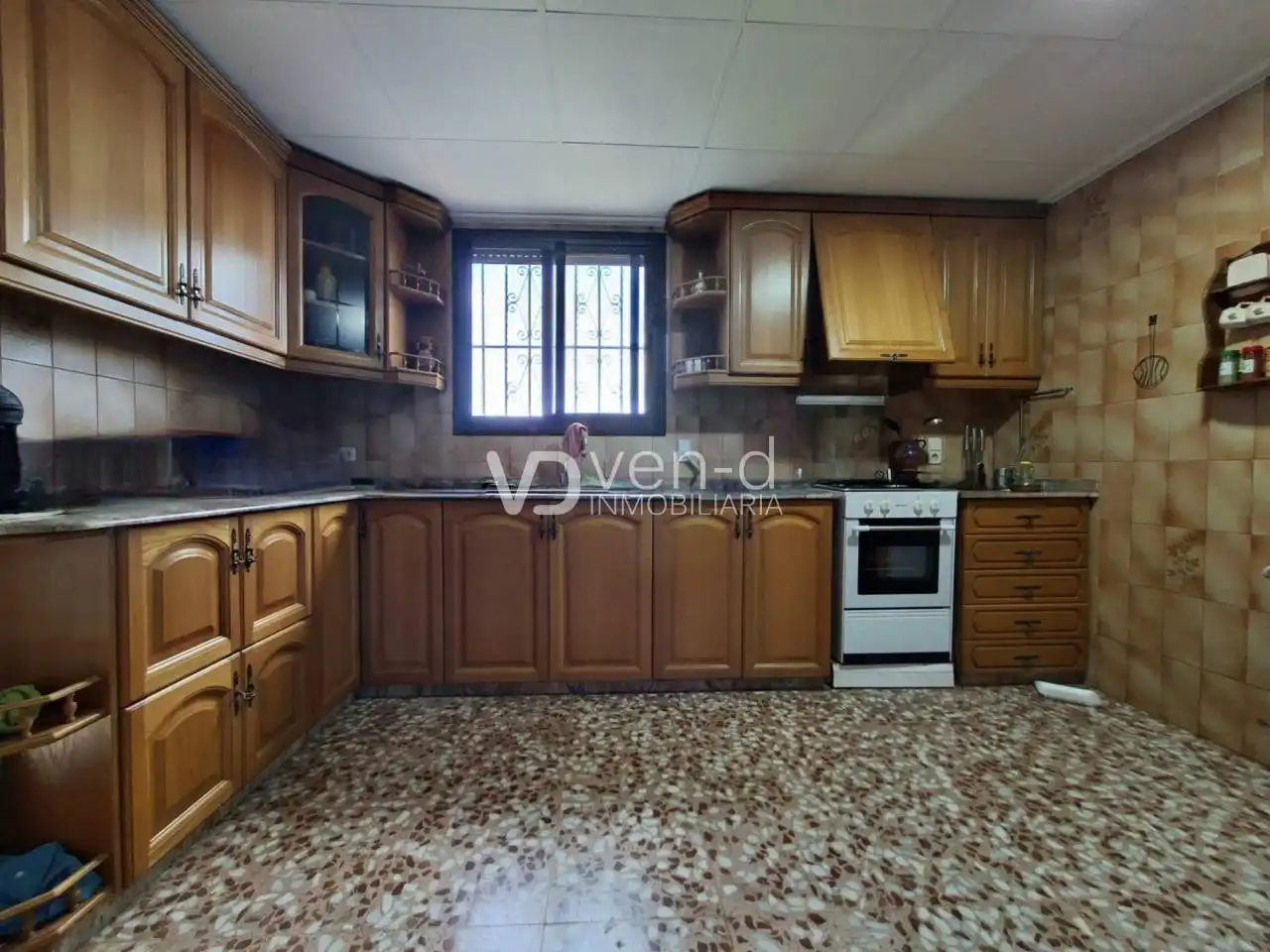 Cocina de Casa o chalet en venta en Enguera con Aire acondicionado, Calefacción y Jardín privado