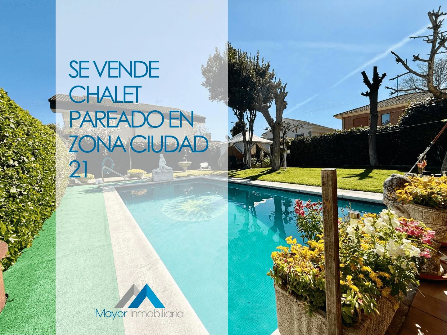 Jardí de Casa adosada en venda en Alcalá de Henares amb Aire condicionat, Calefacció i Jardí privat