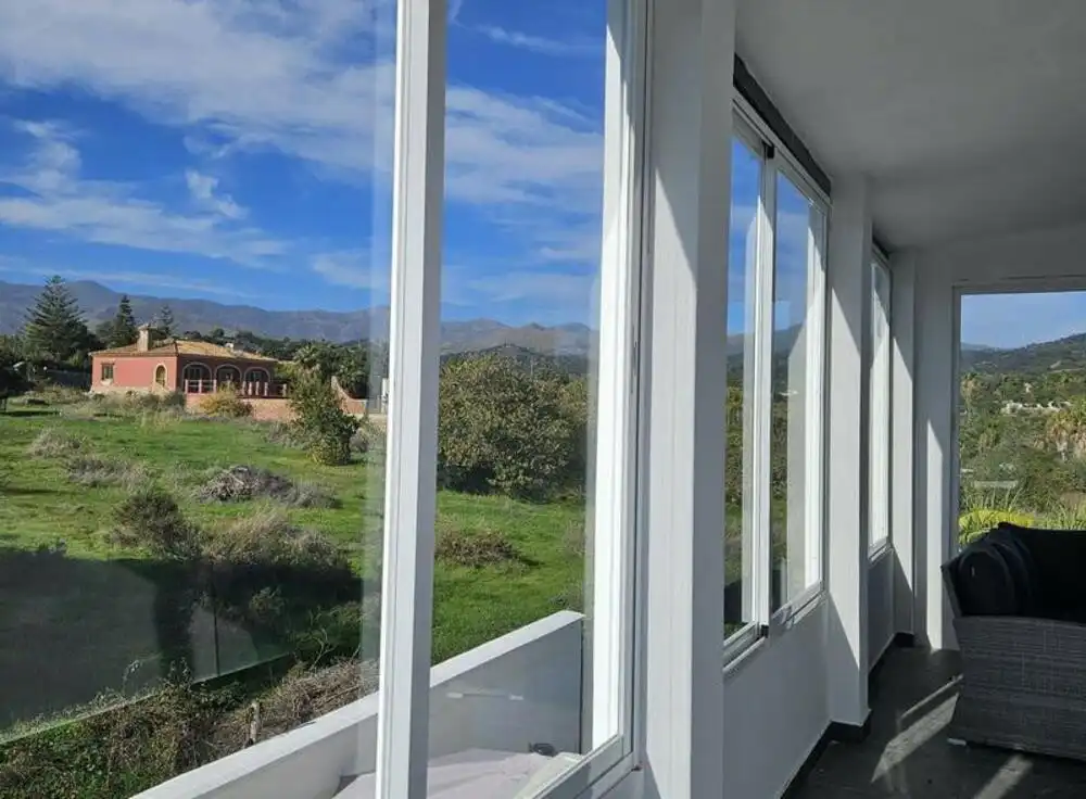 Exterior view of Houses for rent in Estepona  with Air Conditioner, Private garden and Terrace