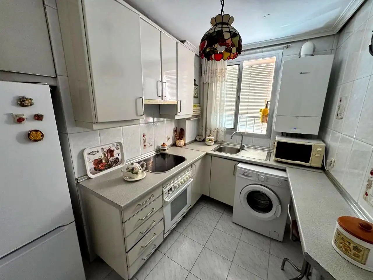 Kitchen of Flat for sale in Madrid  with Heating, Furnished and Alarm