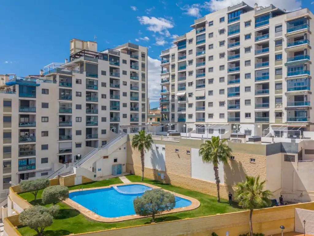 Exterior view of Ground floor for sale in El Campello  with Air Conditioner, Terrace and Swimming Pool