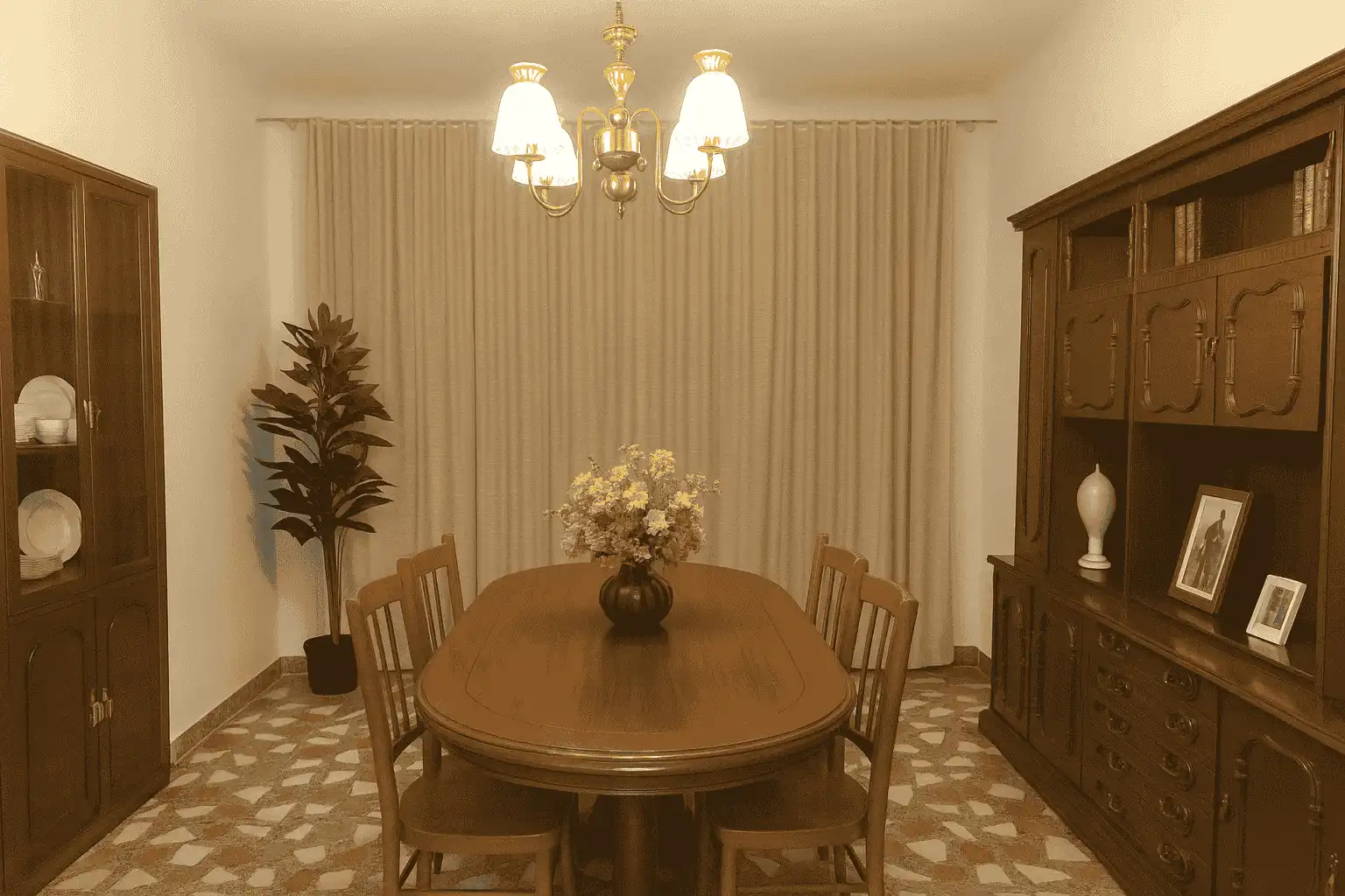 Dining room of Houses for sale in Casas de Benítez  with Furnished, Oven and Washing machine