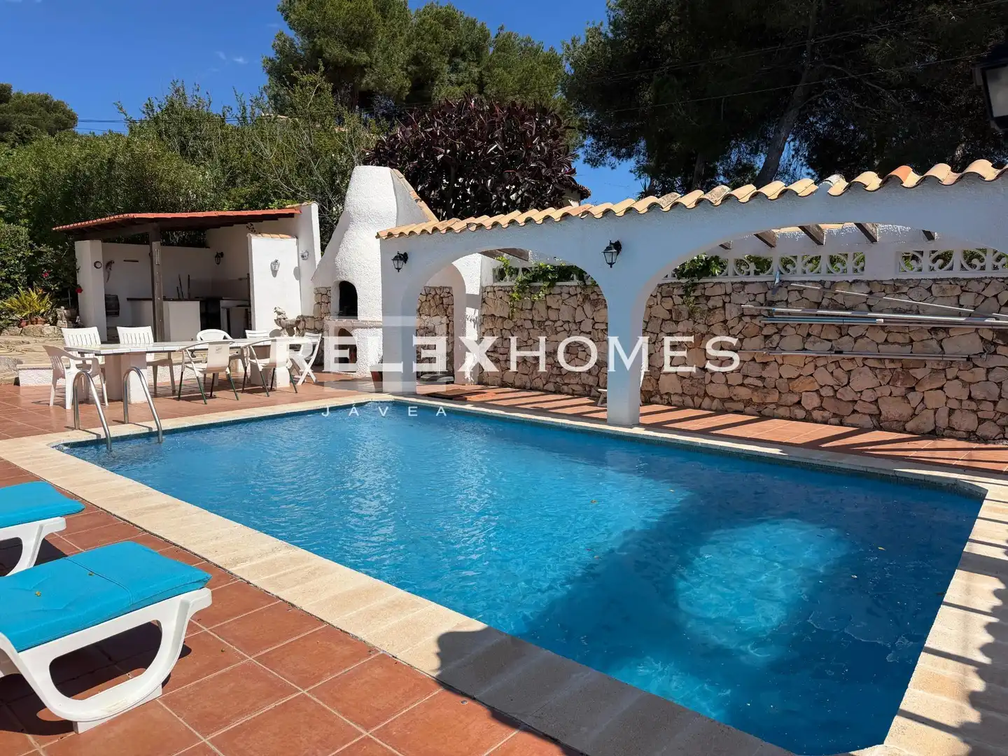 Exterior view of Houses for sale in Jávea / Xàbia  with Private garden, Terrace and Swimming Pool