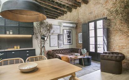 Sala d'estar de Apartament en venda en  Barcelona Capital amb Terrassa