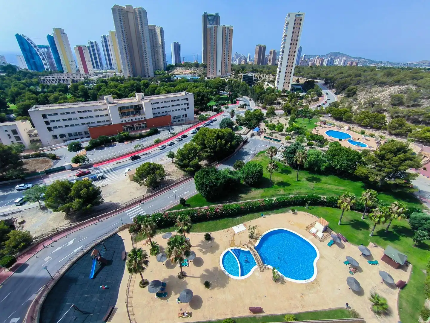 Exterior view of Apartments for sale in Benidorm  with Air Conditioner, Heating and Private garden
