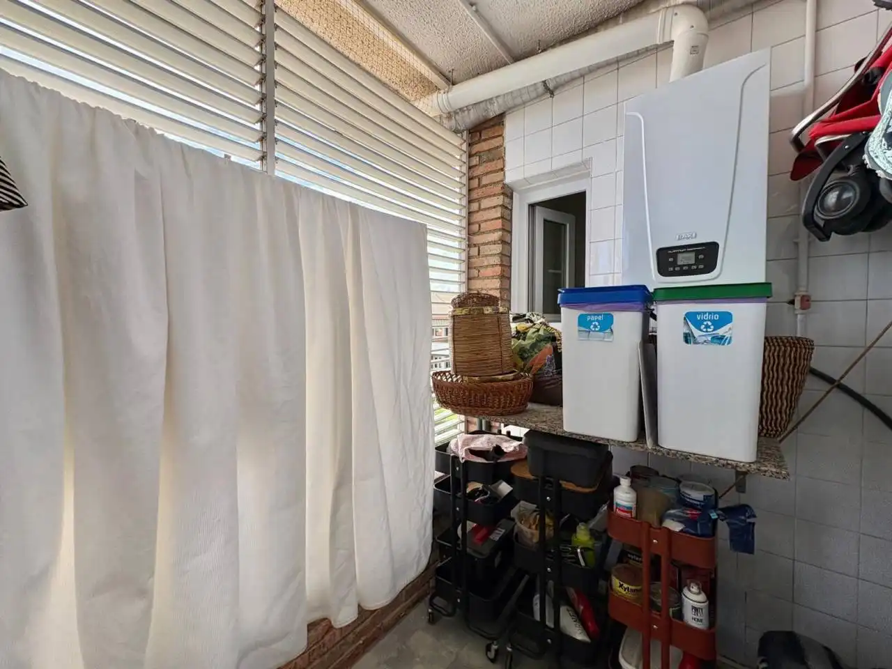 Terrasse von Maisonette zum Verkauf in Sant Cugat del Vallès mit Klimaanlage, Heizung und Parkett