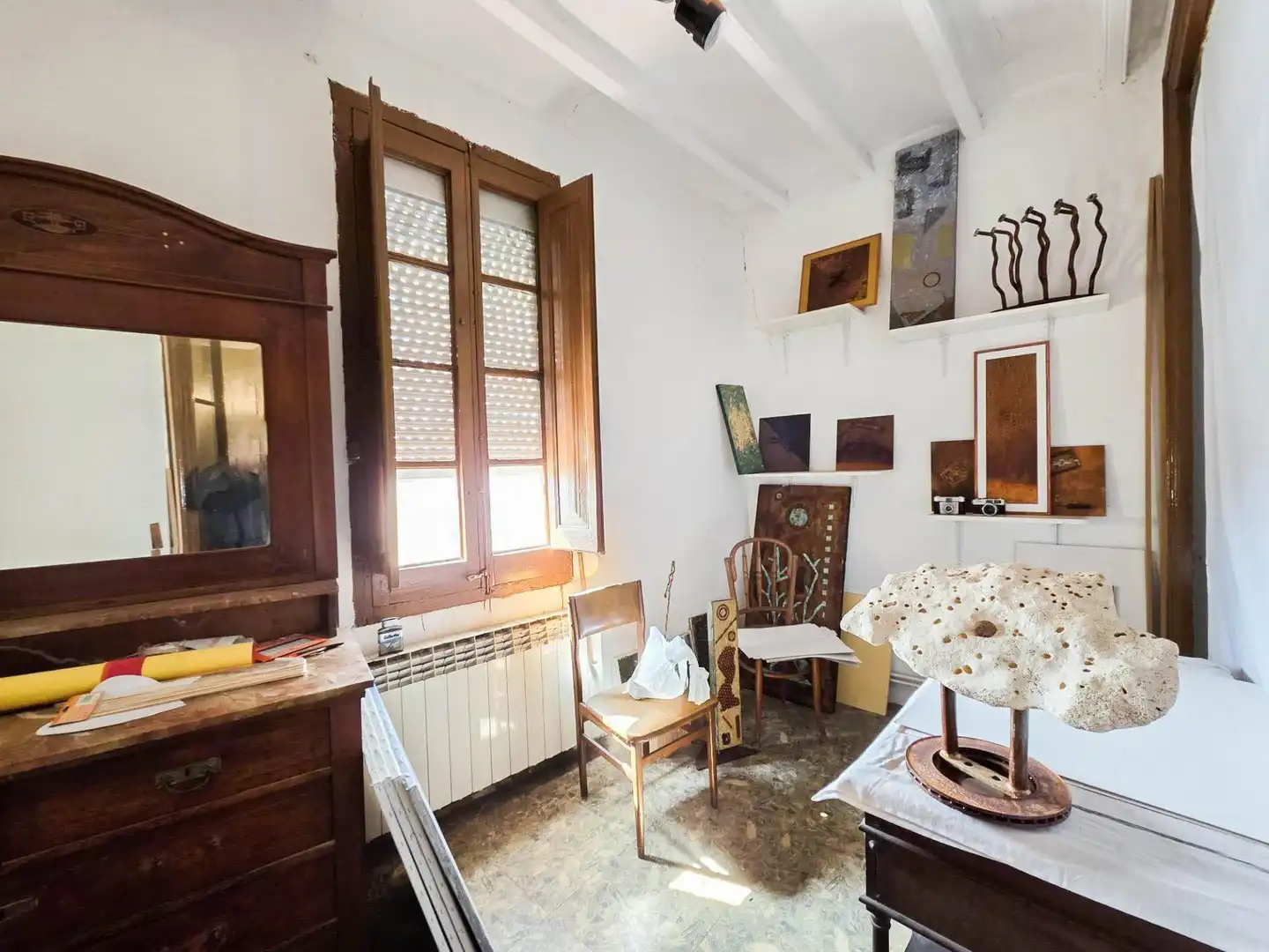 Sala de estar de Casa adosada en venta en El Papiol con Calefacción, Jardín privado y Terraza
