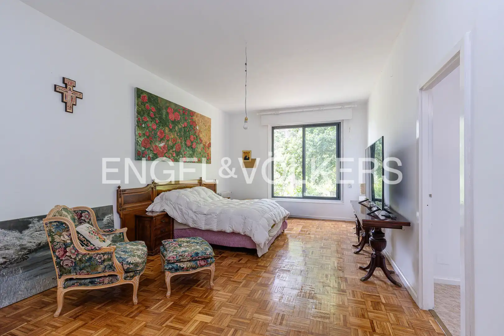 Bedroom of Houses for sale in San Lorenzo de El Escorial  with Heating, Private garden and Terrace