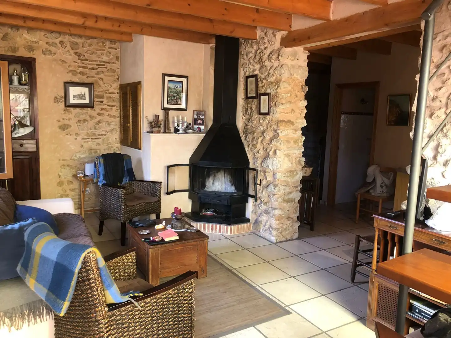 Wohnzimmer von Wohnungen zum Verkauf in La Vall d'Alcalà mit Klimaanlage und Möbliert