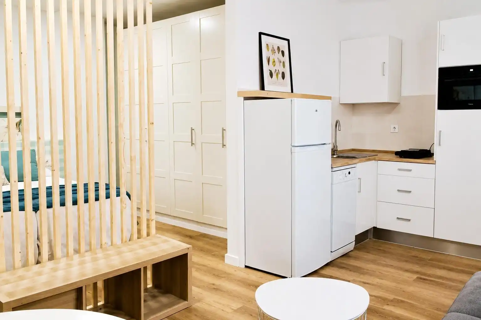 Cuina de Apartament en venda en Jerez de la Frontera amb Parquet i Moblat