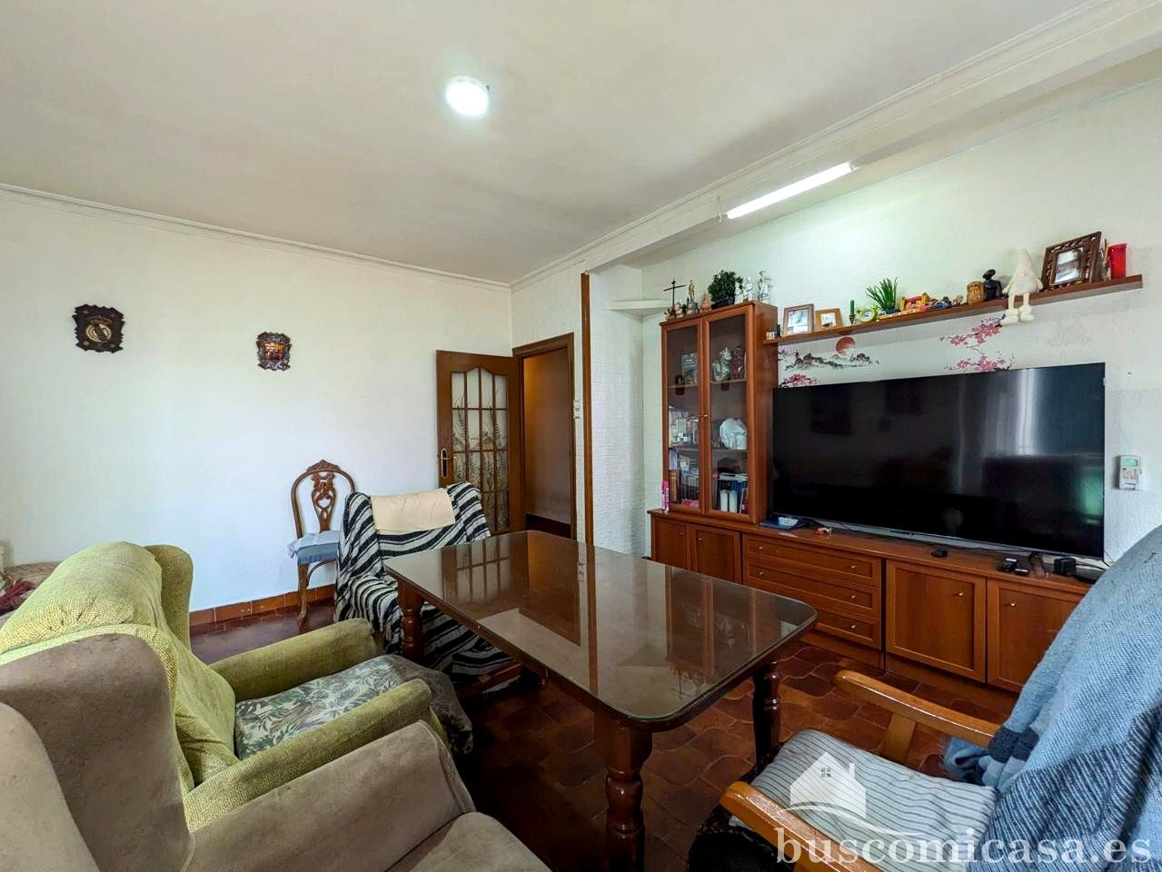Sala de estar de Piso en venta en Linares con Terraza, Trastero y Amueblado