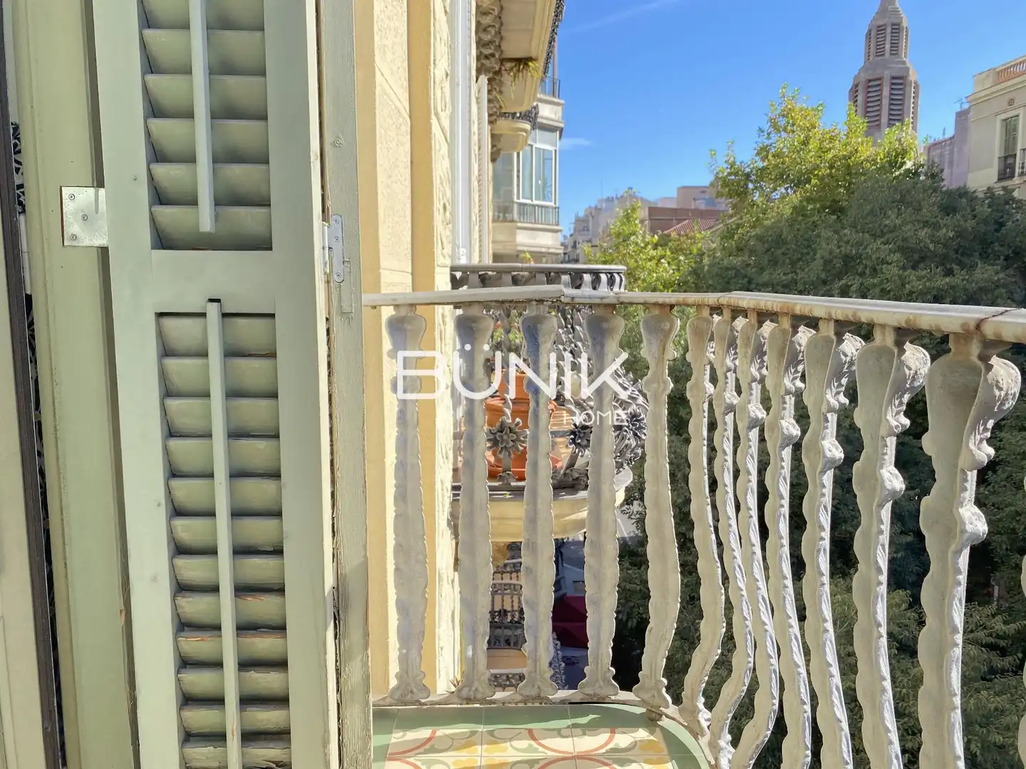 Balcony of Flat for rent in Eixample