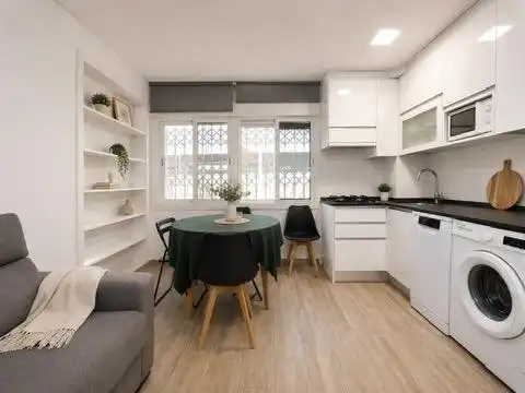 Cocina de Apartamento en venta en Roquetas de Mar con Jardín privado y Piscina comunitaria