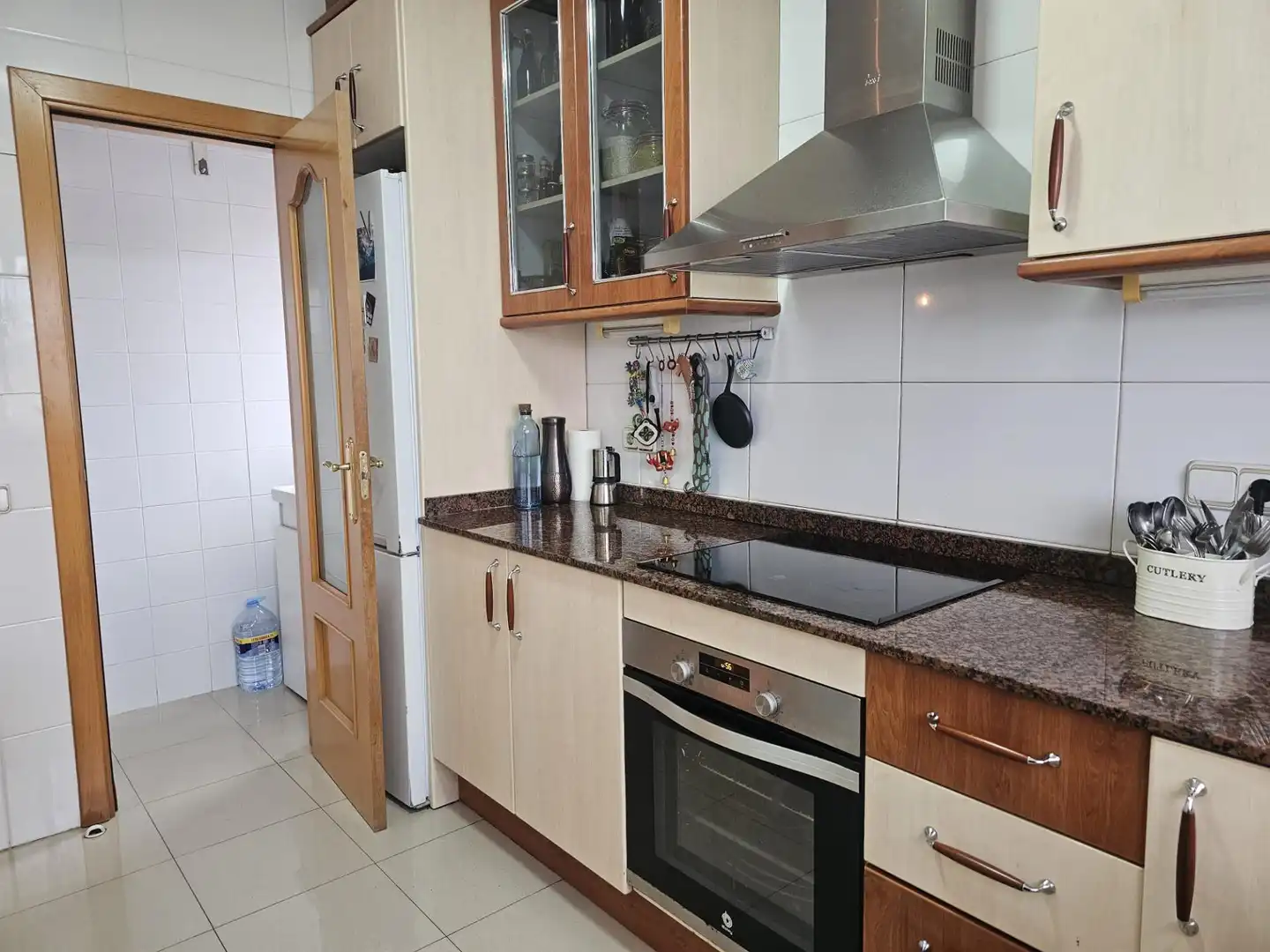 Kitchen of Flat for sale in Sant Sadurní d'Anoia  with Private garden, Parquet flooring and Storage room