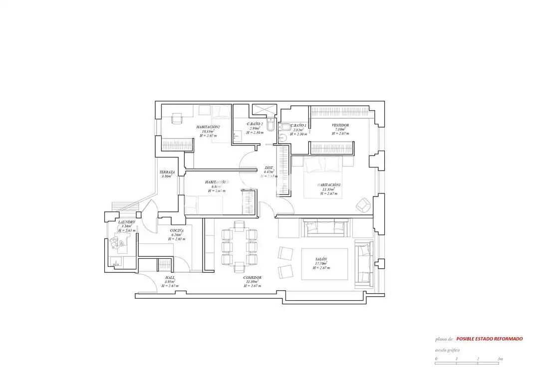 Flat for sale in Madrid  with Air Conditioner, Heating and Storage room