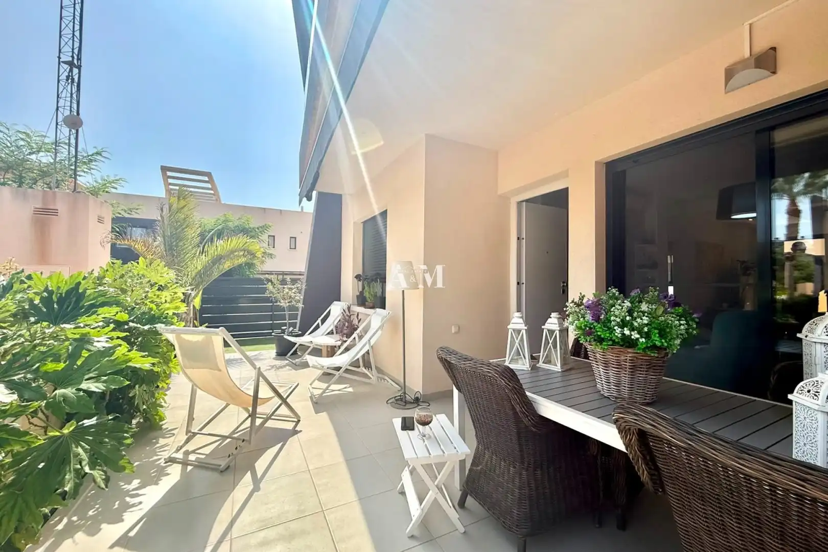 Terrace of Flat for rent in Pilar de la Horadada  with Heating, Private garden and Terrace