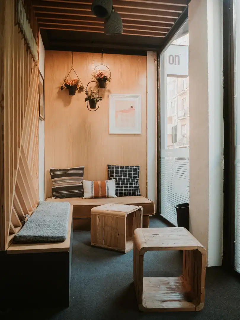 Wohnzimmer von Büro zur Miete in Málaga mit Klimaanlage