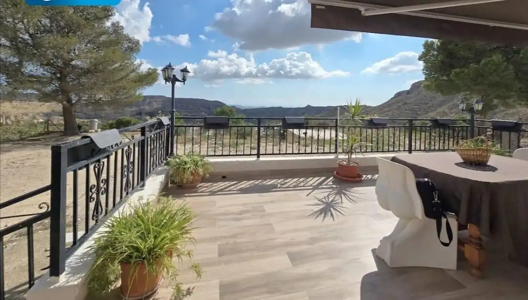 Terraza de Casa o chalet en venta en Agost con Aire acondicionado, Jardín privado y Terraza