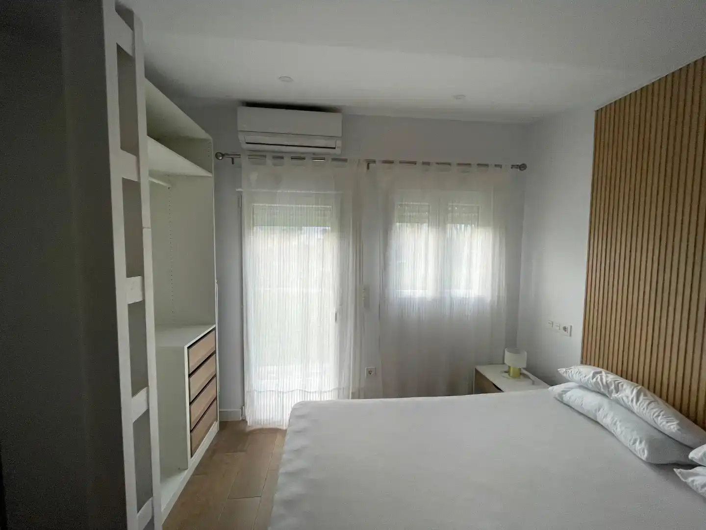 Bedroom of Study for rent in Torremolinos  with Air Conditioner, Swimming Pool and Furnished