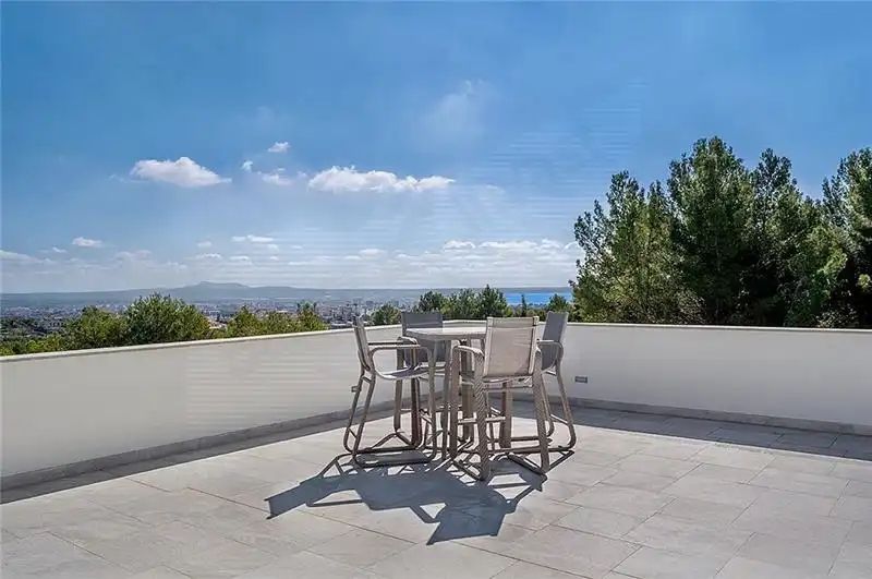 Terrasse von Haus oder Chalet zur Miete in  Palma de Mallorca mit Klimaanlage, Heizung und Privatgarten