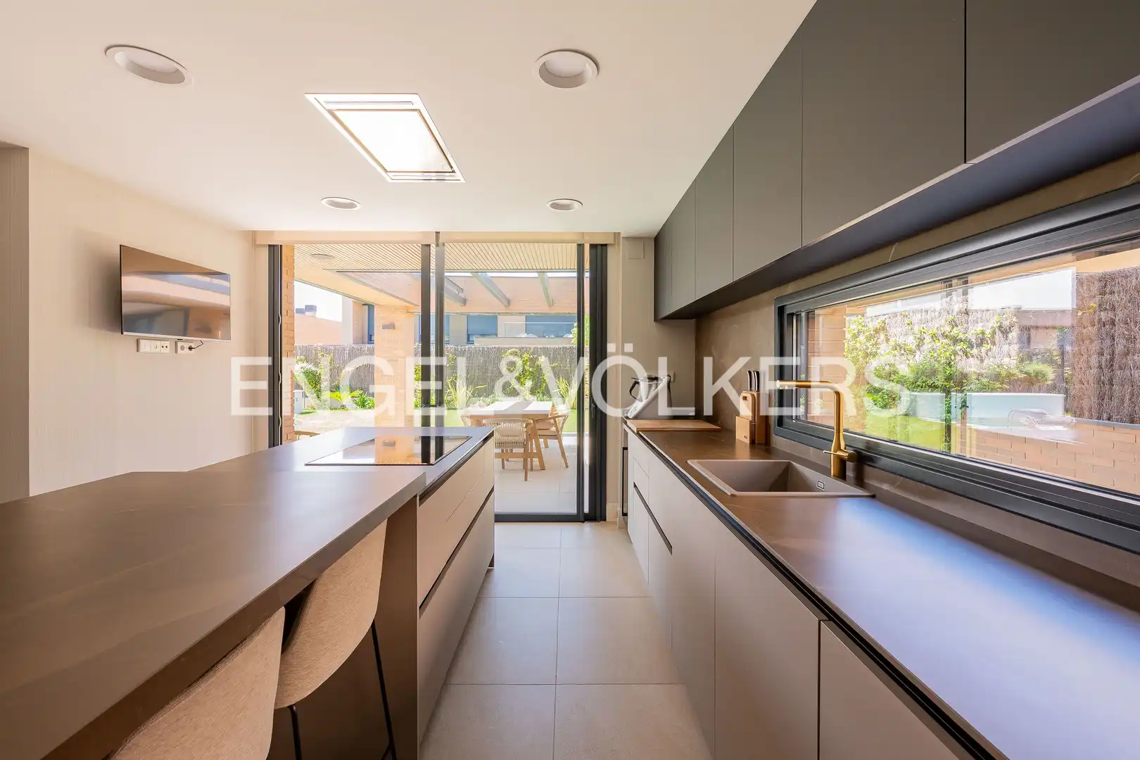 Cocina de Casa o chalet en venta en Las Rozas de Madrid con Aire acondicionado, Calefacción y Jardín privado